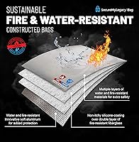 Vista 2 de Secure My Legacy - Bolsa impermeable e ignífuga para documentos (4 unidades)