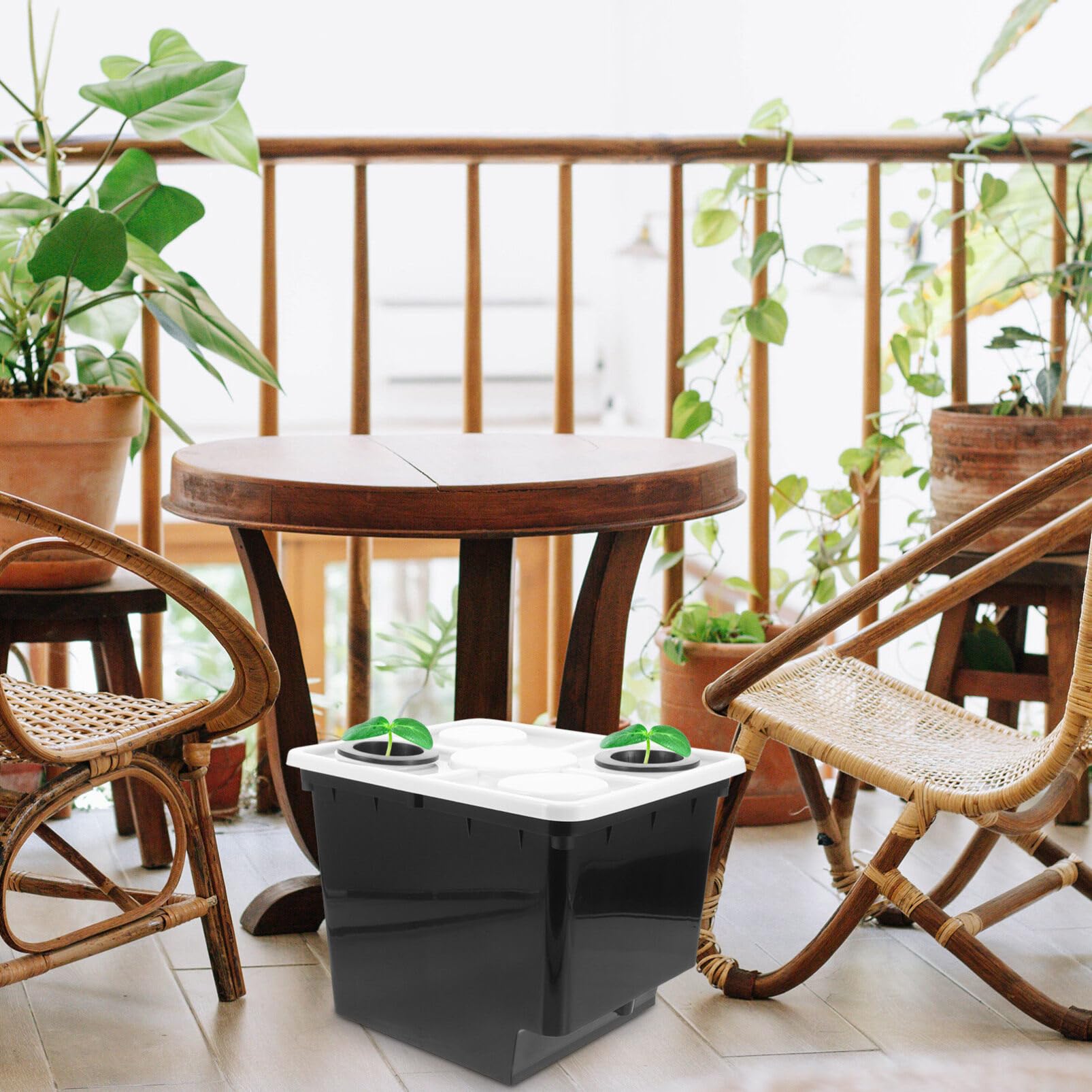 Yardwe Hydroponik System - Erdlose Pflanzenzucht Fässer Für Gemüse & Kräuter