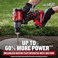 Vista 3 de CRAFTSMAN V20 Taladro de martillo inalámbrico de 1/2 pulgada, solo herramienta (CMCD726B)