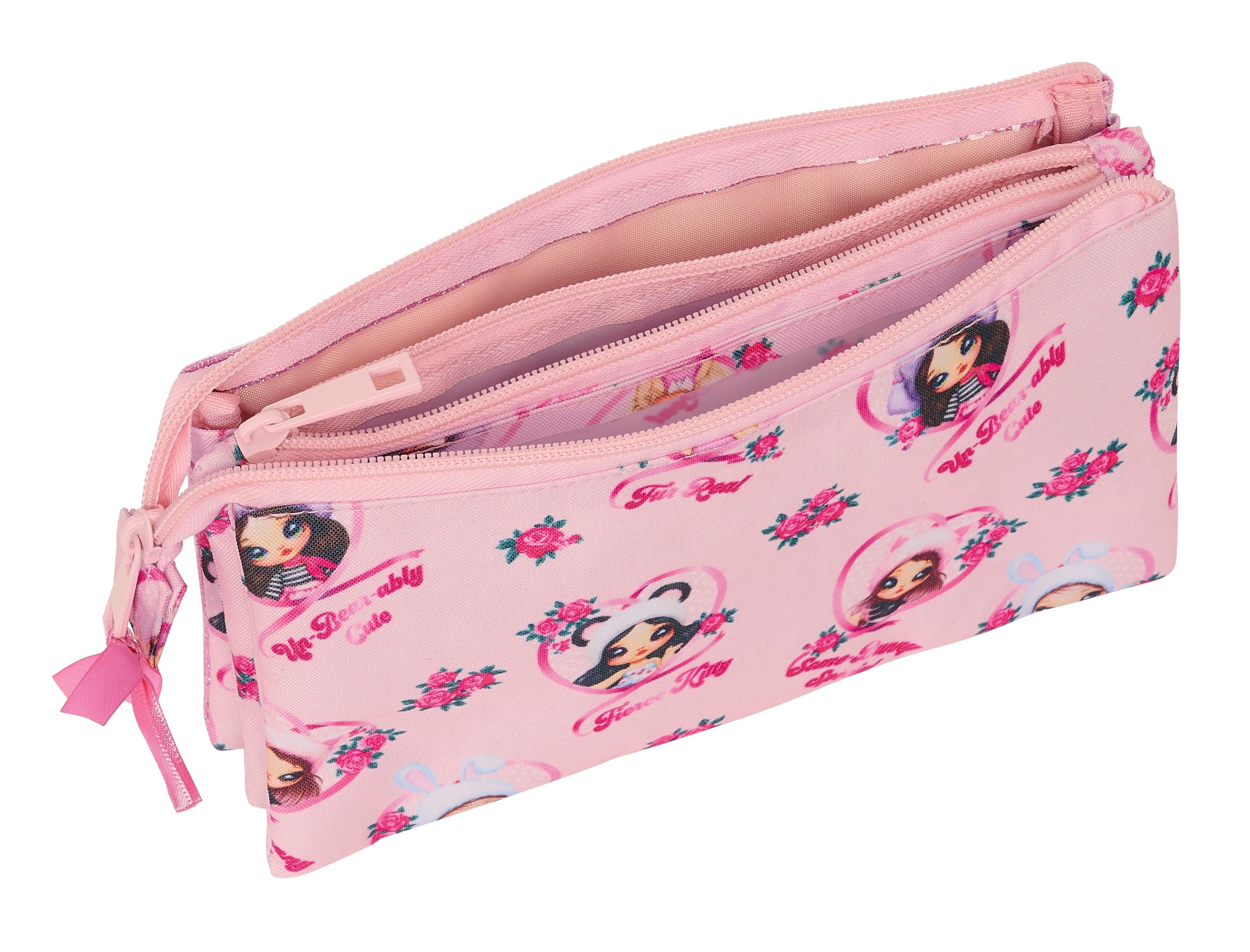 Safta NANANA Fabulous, Triple Pencil Case, Children's Pencil Case, Ideal for School Age Children Comfortable and Versatile - Image 3