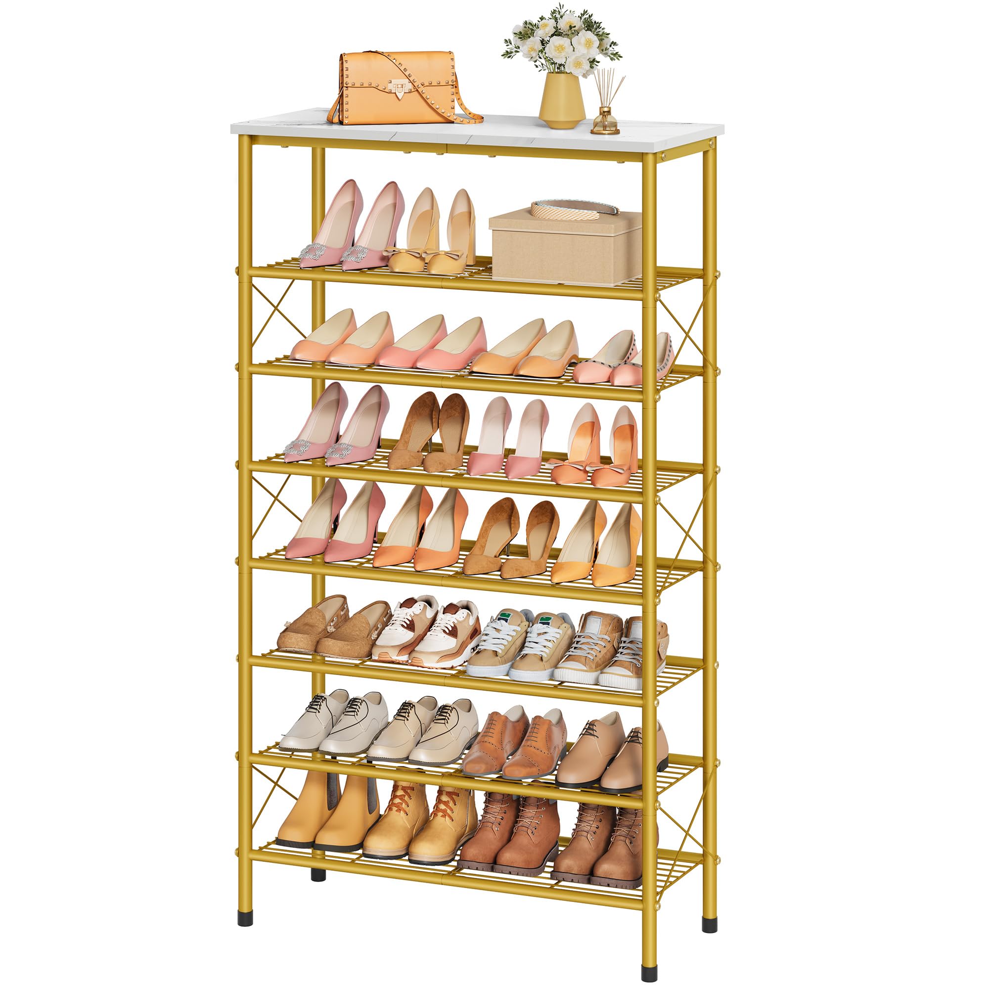 Tajsoon 8-Tier Shoe Rack