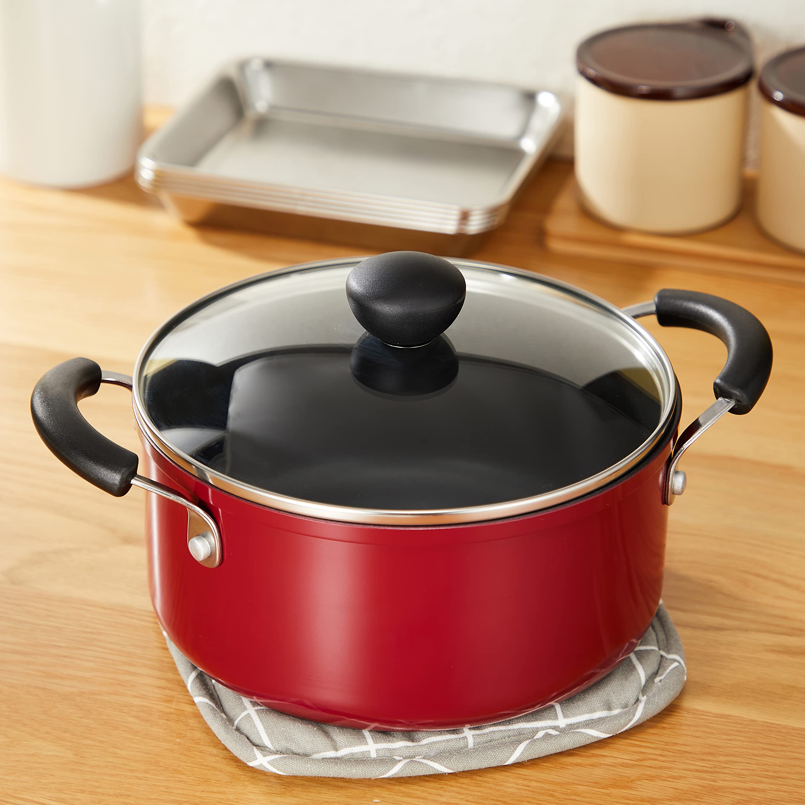 Amazon｜マイヤー(Meyer) 両手鍋 22cm IH対応 軽量 ふっ素樹脂加工