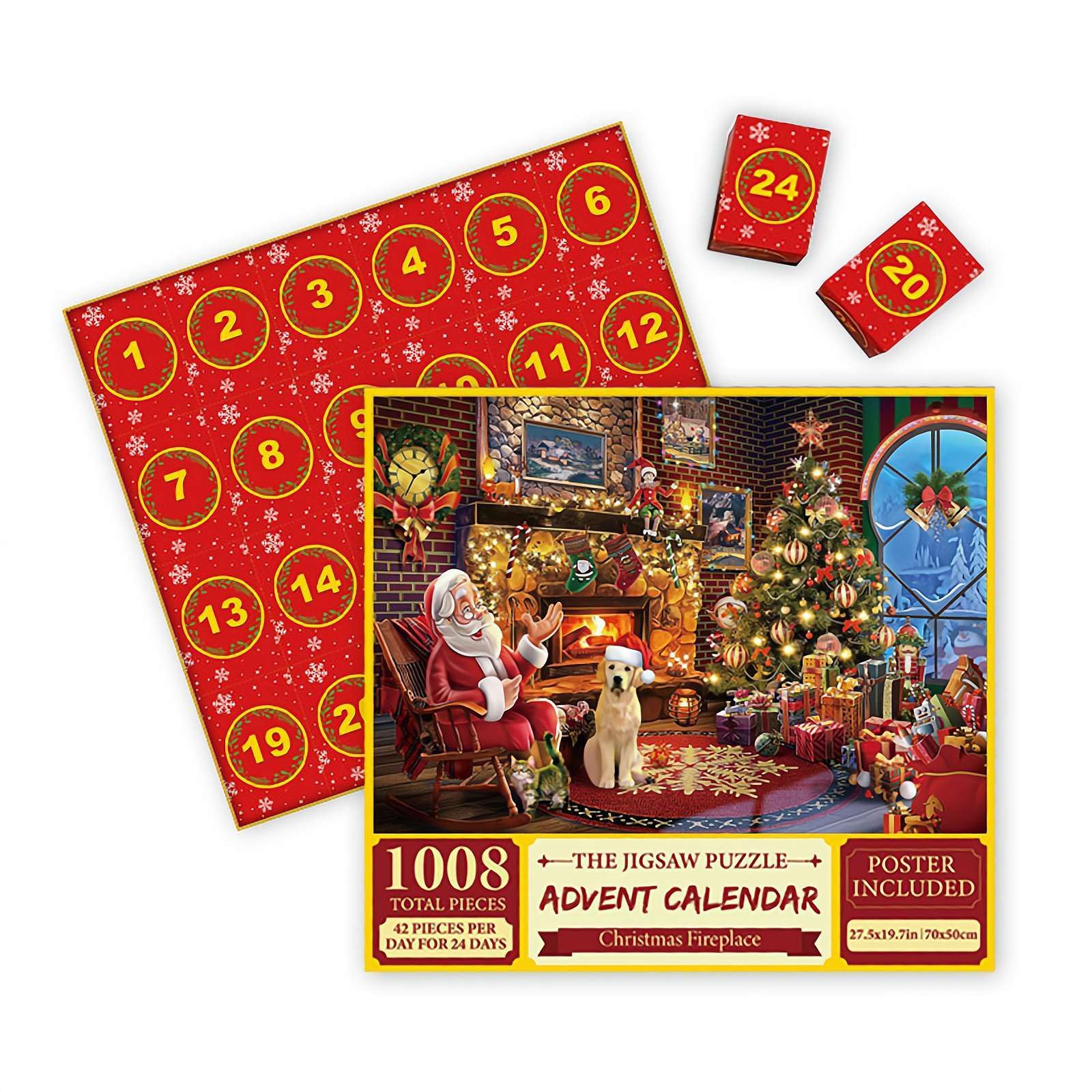 amazon-com-advent-calendar-2025-christmas-puzzle-for-family-friends-24-days-countdown-calendars-1008-pieces-christmas-puzzle-in-24-boxes-dog-s-christmas-home-kitchen