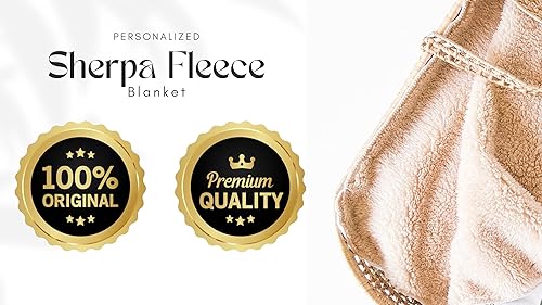 Miniatura 7 de Coca + B Personalized Blankets and Throws - Grey Wolf - Customized Blanket for Kids - Add Name & Customize for Girls, Boys & Adults - Perfect