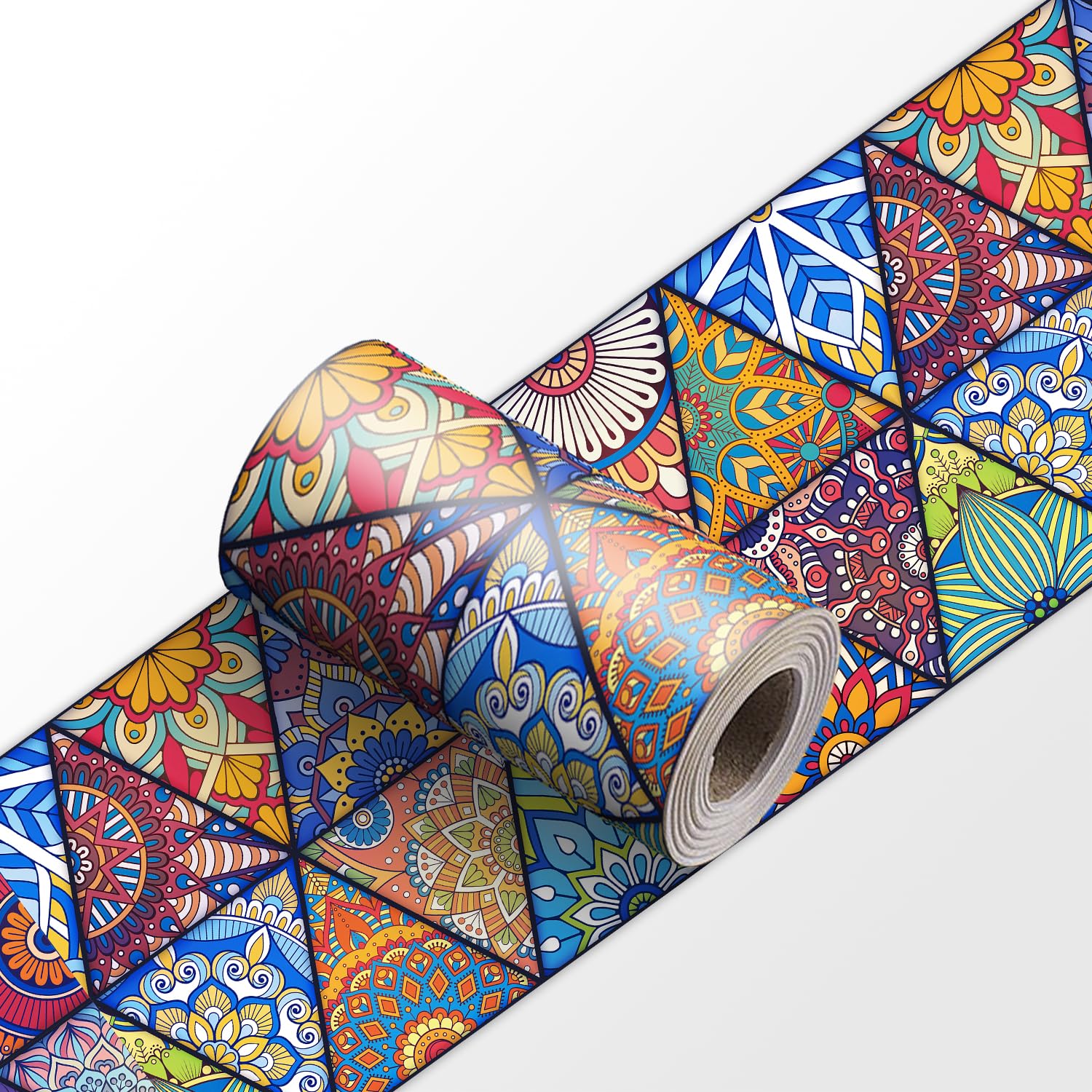 Dostear 2.4 Meters Wallpaper Borders Roll Self Adhesive for Walls Trim Ceiling Border YX146 10cm X 240cm