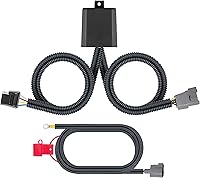 Vista 1 de CURT 56438 Arnés de cableado de remolque personalizado de 4 pines para el lado del vehículo, se adapta a Toyota Tundra seleccionada, color negro