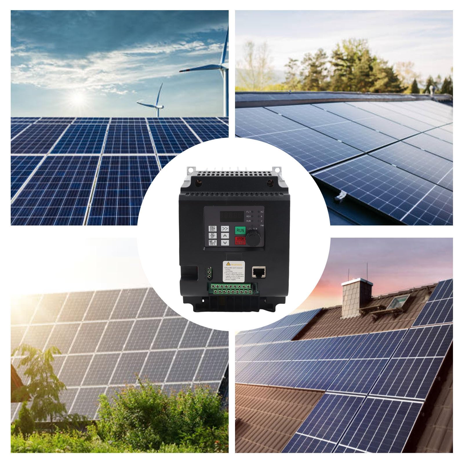 Solar Inverter 4KW Azionamento a frequenza variabile Regolatore di velocità della pompa fotovoltaica monofase con tecnologia MPPT per pannelli solari Azionamento di ventila