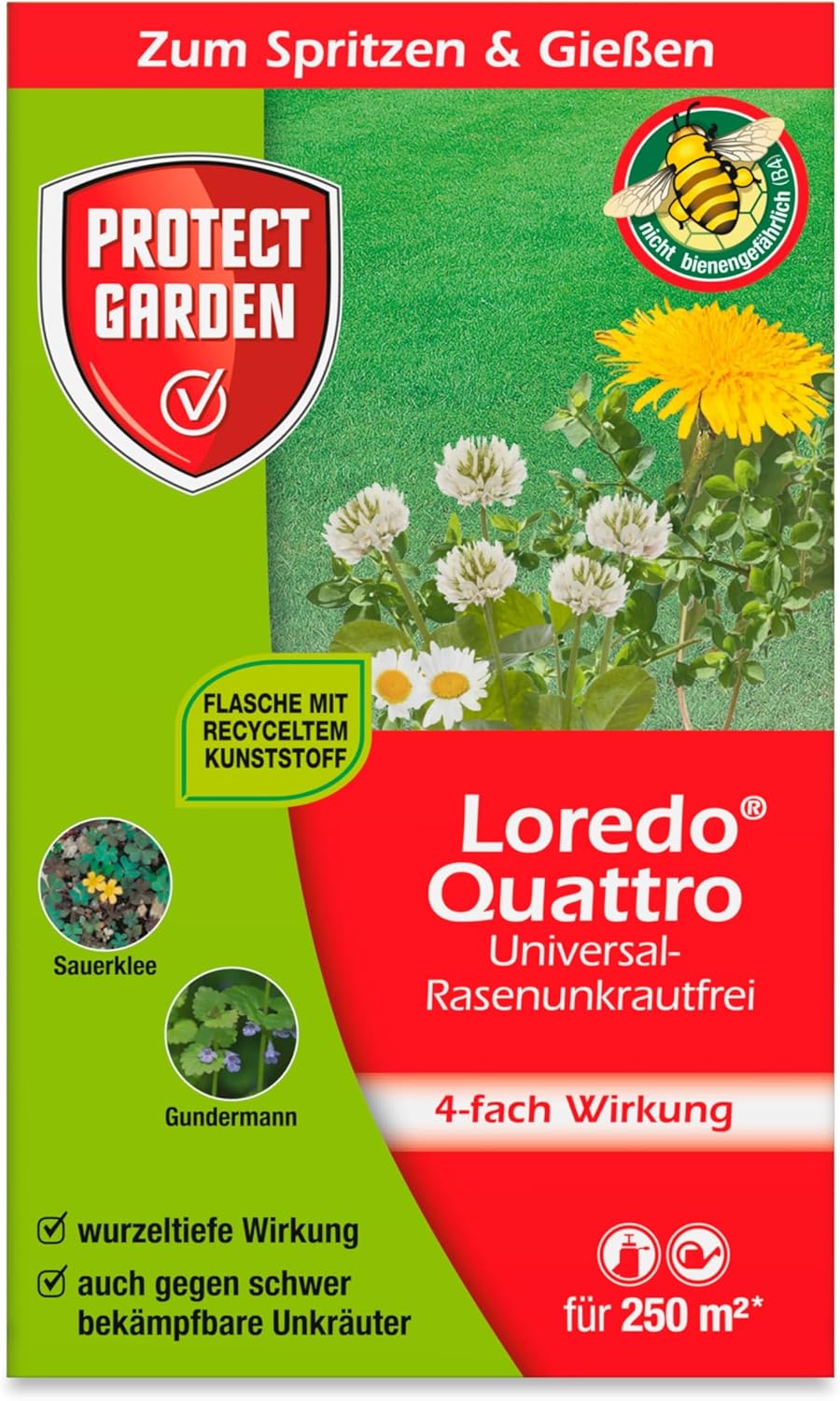 Bayer Garden, 80990324, Universal turf weed killer, brown, 250 ml