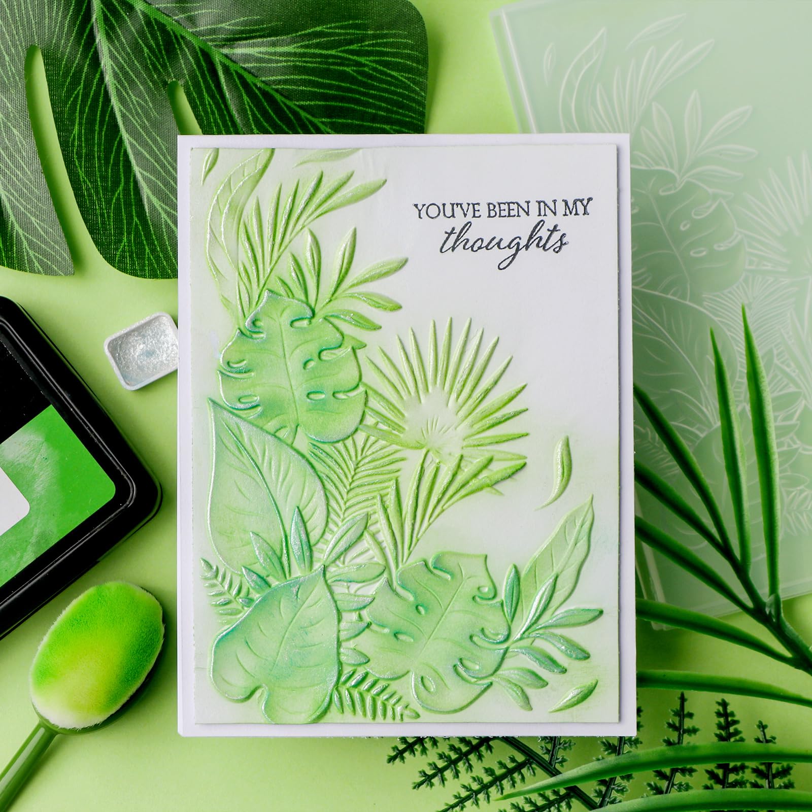 Embossing Folders for Card Making Maple Leaf Plastic 3D Texture Background Border Clearance Card Embosser Cardstock Plates Template Folders Tool Maker Scrapbooking Texture Plates Paper Craft Supplies