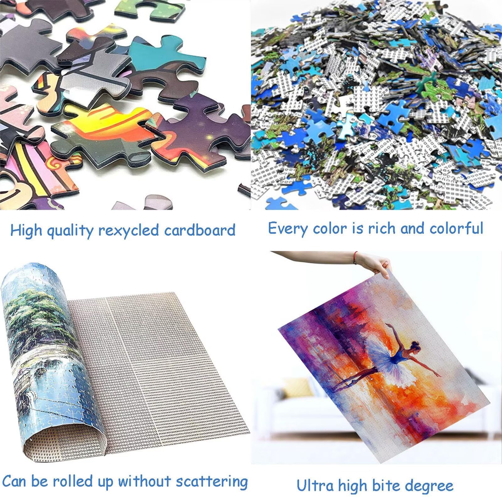 Puzzle 2000 elementów abstrakcyjne puzzle dla dorosłych kobiet 100 x 70 cm unikalne rzemiosło klasyczne 3D drewniane układanka do rodzinnych gier biznesowych, układanka do samodzielnego wykonania