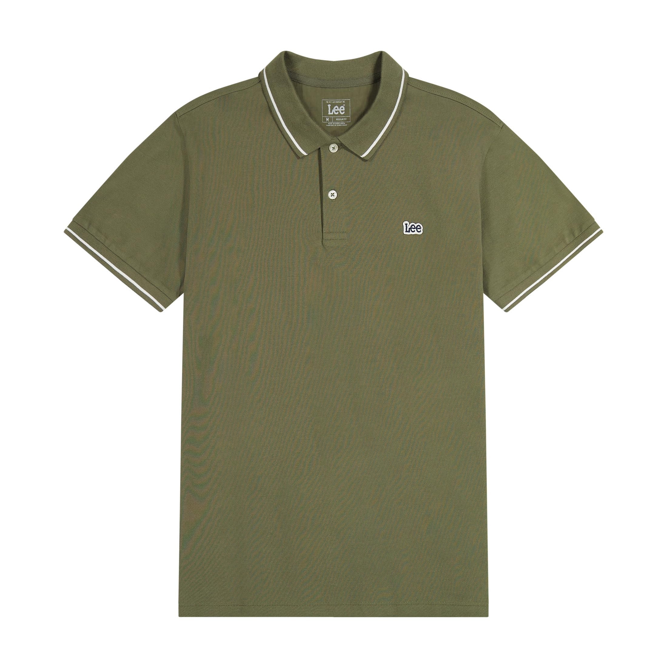 Lee Men's Pique Polo Shirt, Mercantile Green, M