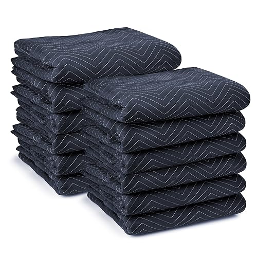 Sure-Max 12 Moving & Packing Blankets - Pro Economy - 80x72
