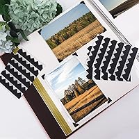 Vista 5 de Lineco Esquinas de fotos autoadhesivas, calidad de archivo, sensible a la presión sin ácidos, 0.5 pulgadas, útil para montaje de álbumes de recortes