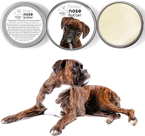 Miniatura 2 de The Blissful Dog Brindle Boxer Nose Butter, Versatile Dog Nose Balm for Dry Nose, Handcrafted Nose Moisturizer, Easy-to-Apply Dog Essentials
