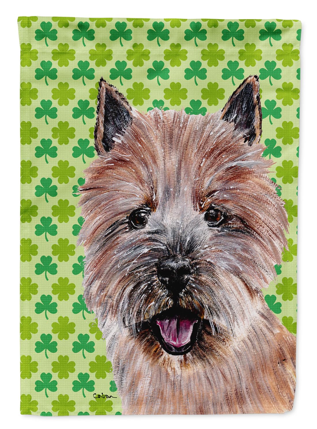 Drapeau de jardin multicolore Norwich Terrier résistant aux UV
