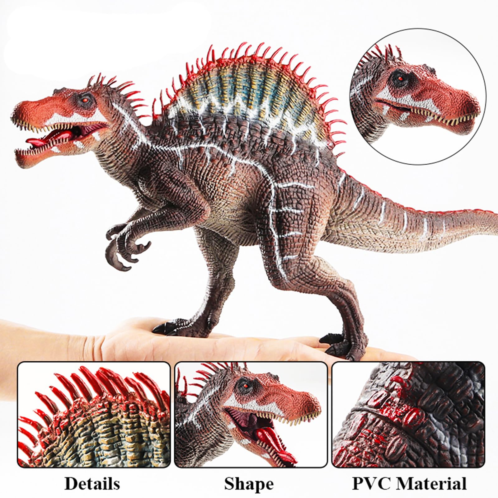 spino_maniaスピノサウルス フィギュア Amazon.co.jp: スピノサウルス四足歩行ver. ビニールモデル(FD