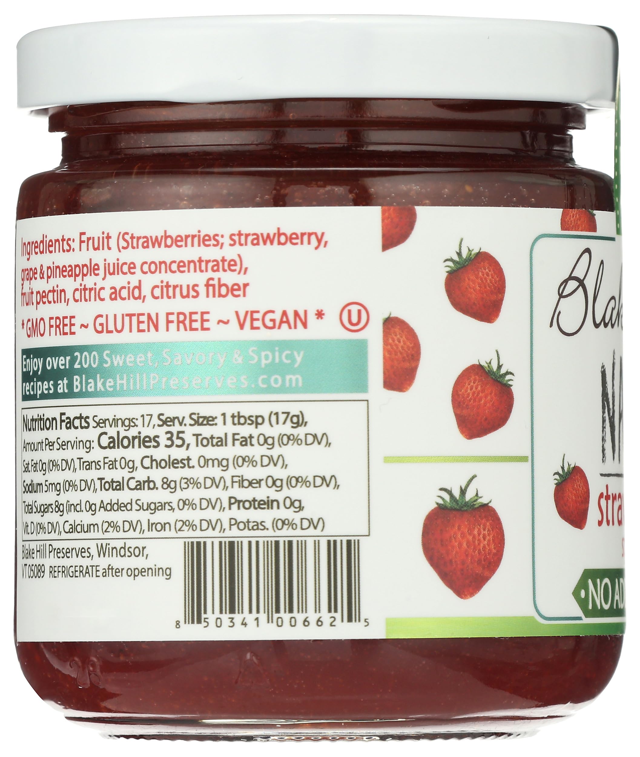 Jam Naked Strawberry, 10.4 Ounce | Grocery Pickup & Delivery