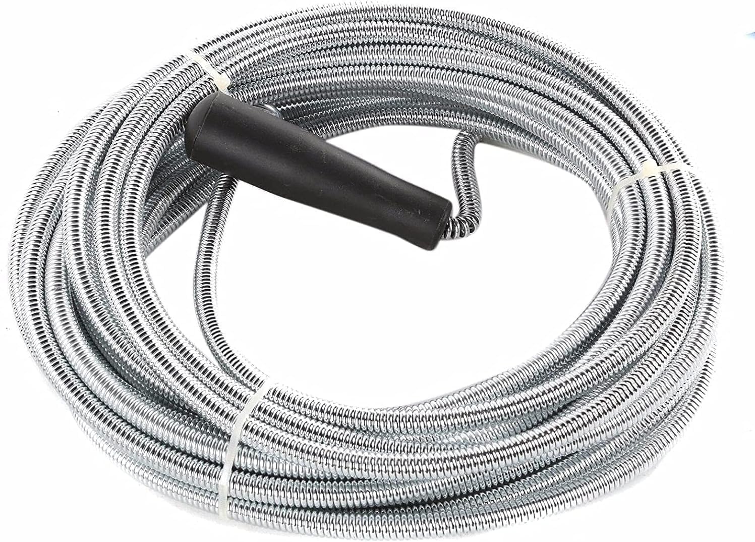 HDR MALL Drain Unblocker Wire Rod Flexible Spring Cleaner Snake Plunger Heavy Duty Waste Pipe Hair Removal Dirt Cleaning Tool Clog Remover for Home Kitchen Washbasins Tub Sink Shower Basins (5 Meter)