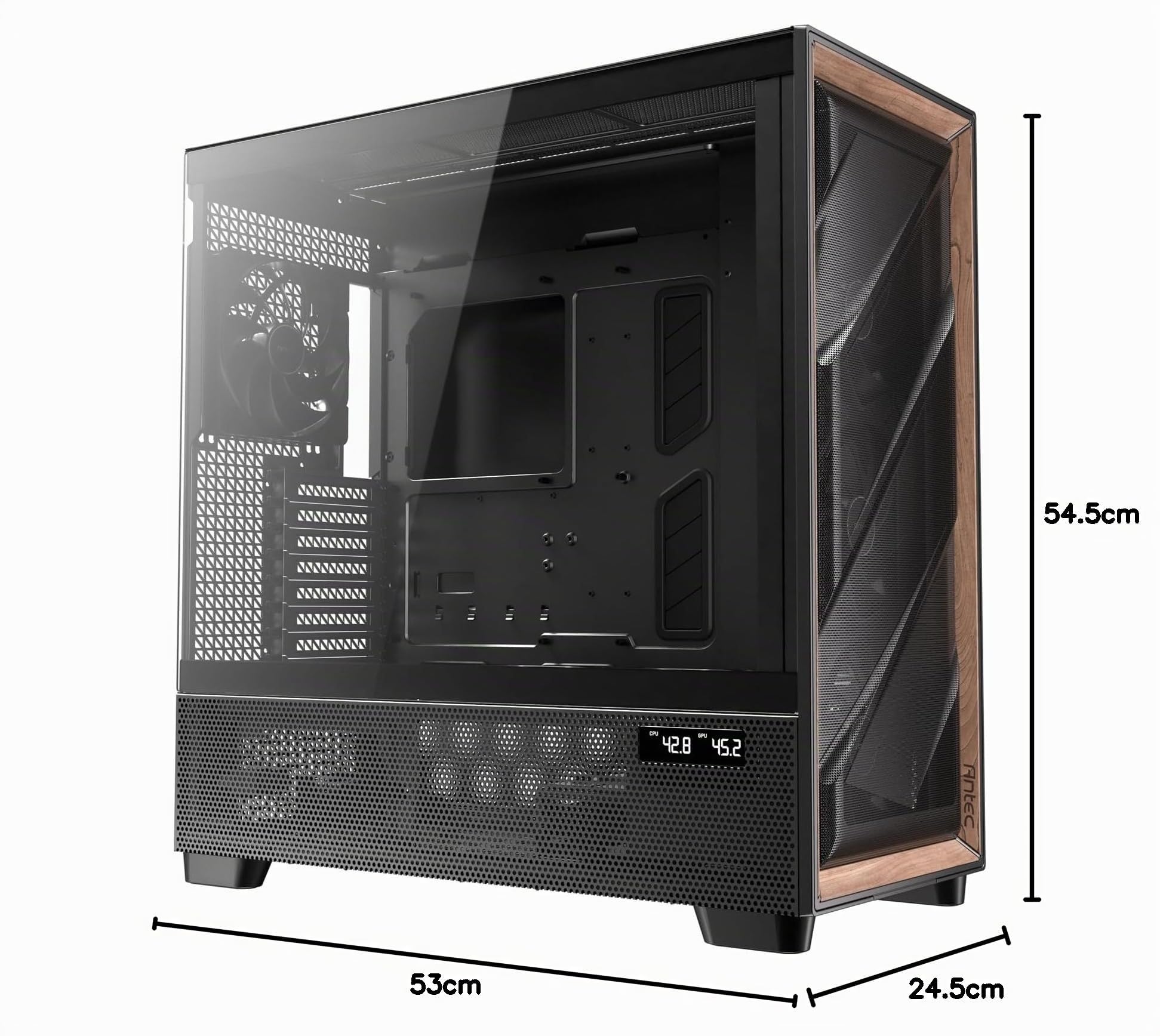 ANTEC Flux Pro EUV - Custodia per PC Big/Full Tower ATX, colore: Nero