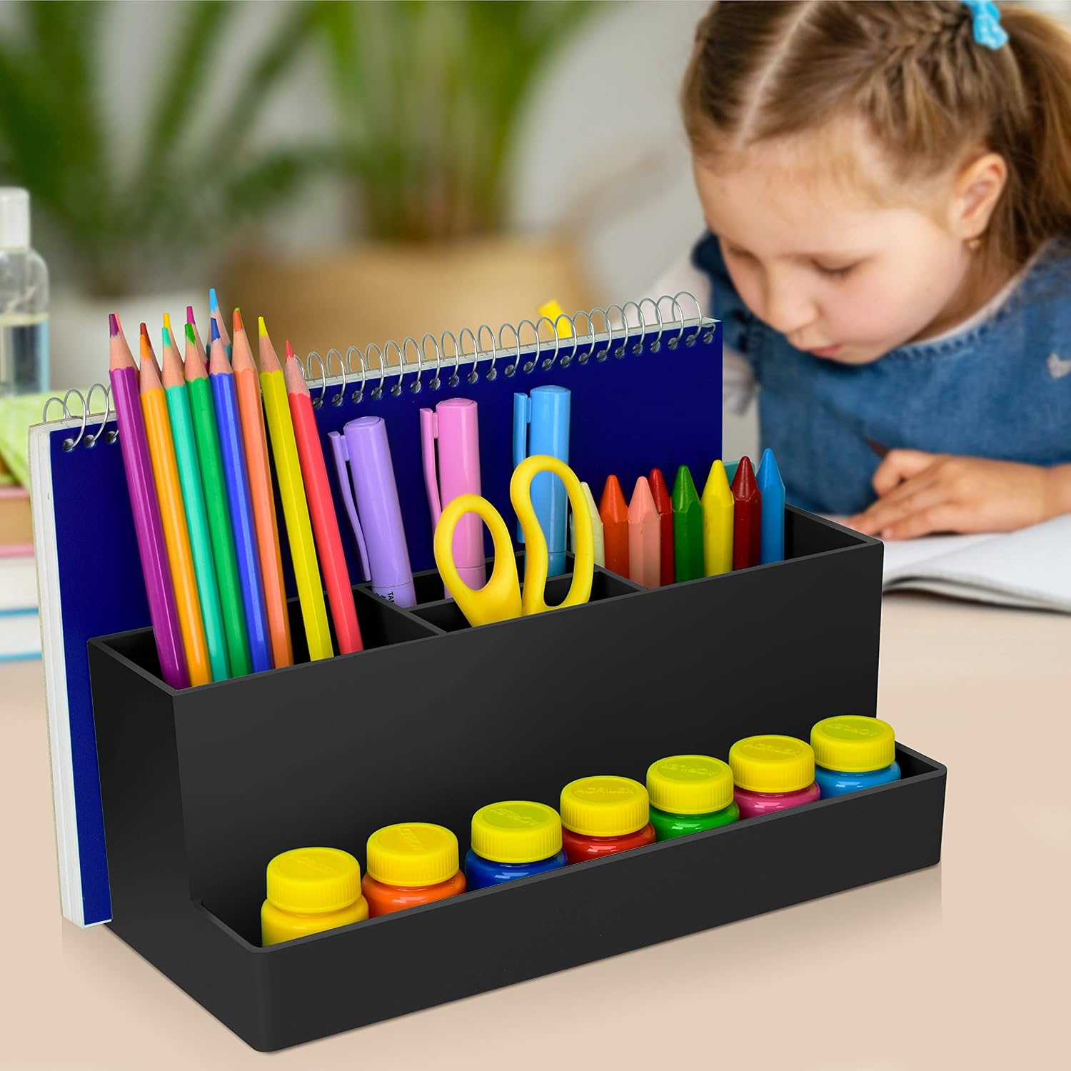 Acrimet Organizador de Mesa Multi Organizer, Cor Preto, 959.1