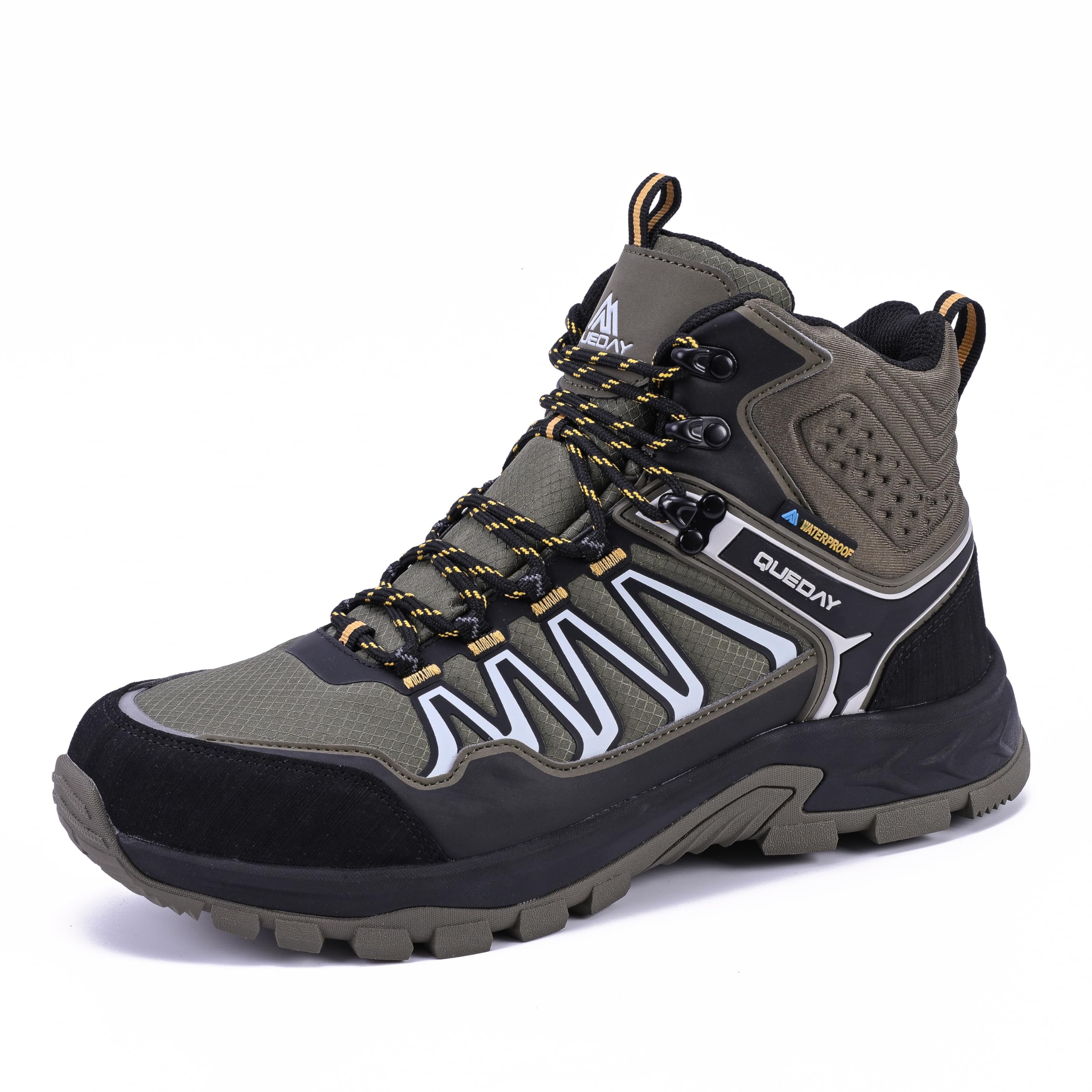Waterproof Hiking Boots Mens Lightweight Walking Shoes Daily Hike Trekking Trail Outdoor Camping Climbing-image-15