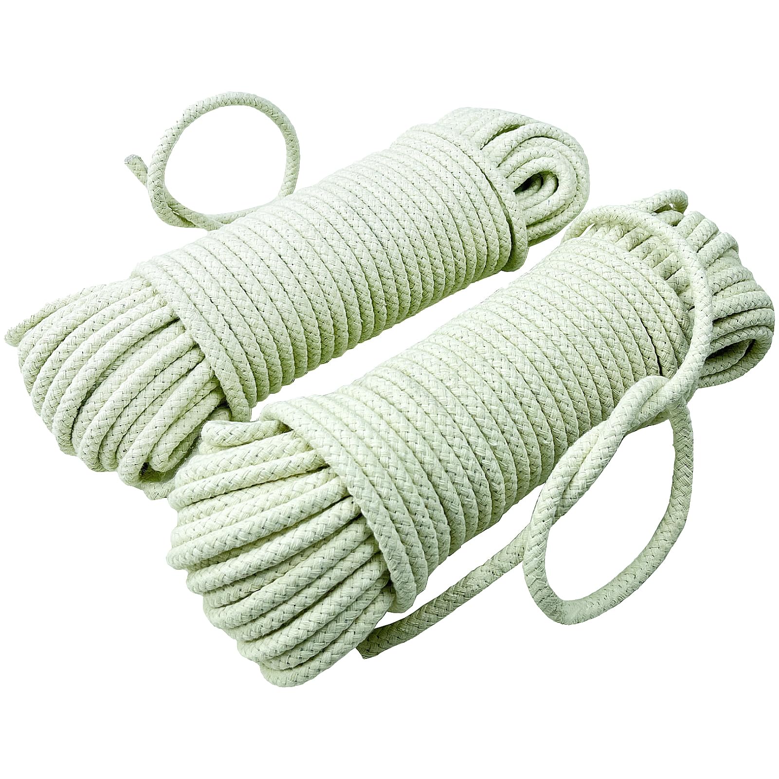 Corde à linge en coton doux et tressé qui protège les vêtements délicats