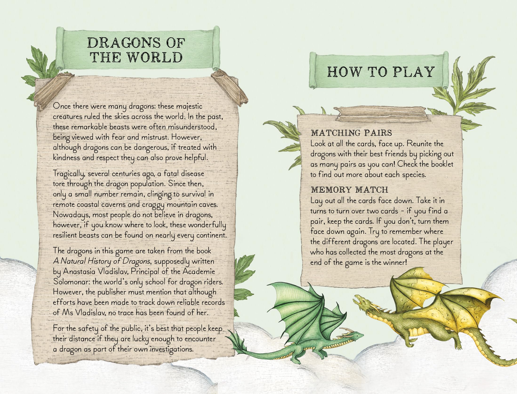 Discover the Dragons: A Memory Game