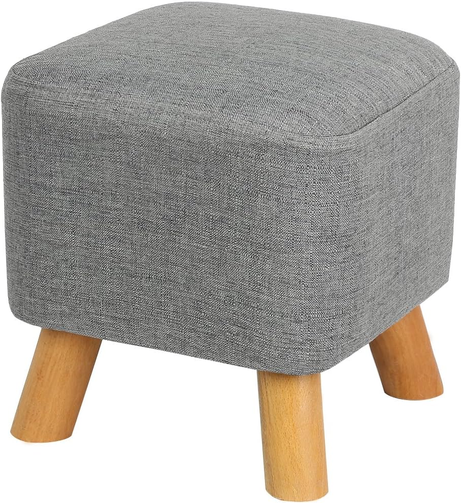 Eshow Ottoman Cube Shaped Storage Ottomans, Hassocks and