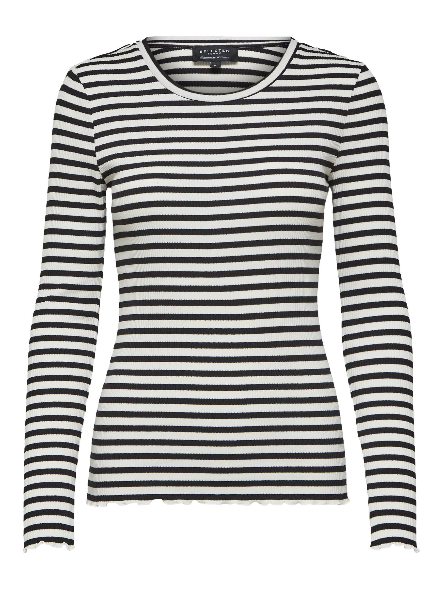 SELECTED FEMME Long-Sleeved T-Shirt Striped