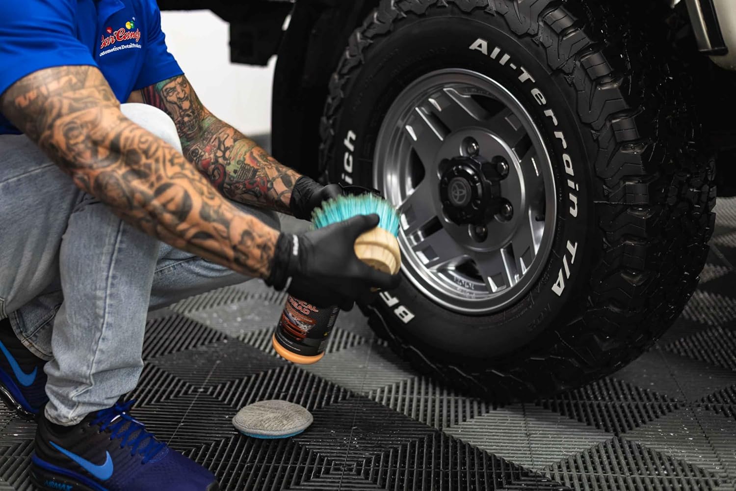 Tropical Tread Water-Based Tire Dressing - Conditions & Protects Rubber to Prevent Cracking & Browning – Safe for Tires, Trim, Plastic & Rubber – Ready to Use (1 Gallon)