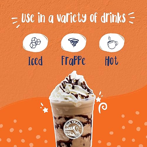 Miniatura 3 de Big Train Mezcla de bebida de crema mezclada 20, chocolate caliente congelado, 3 libras