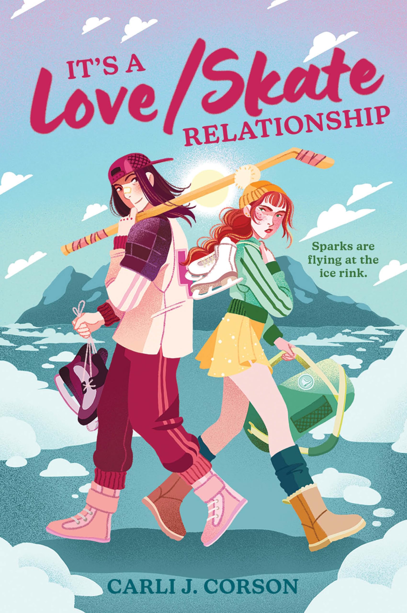 It's a Love/Skate Relationship: A Sapphic Enemies-to-Lovers Ice Rink Romance for Teens