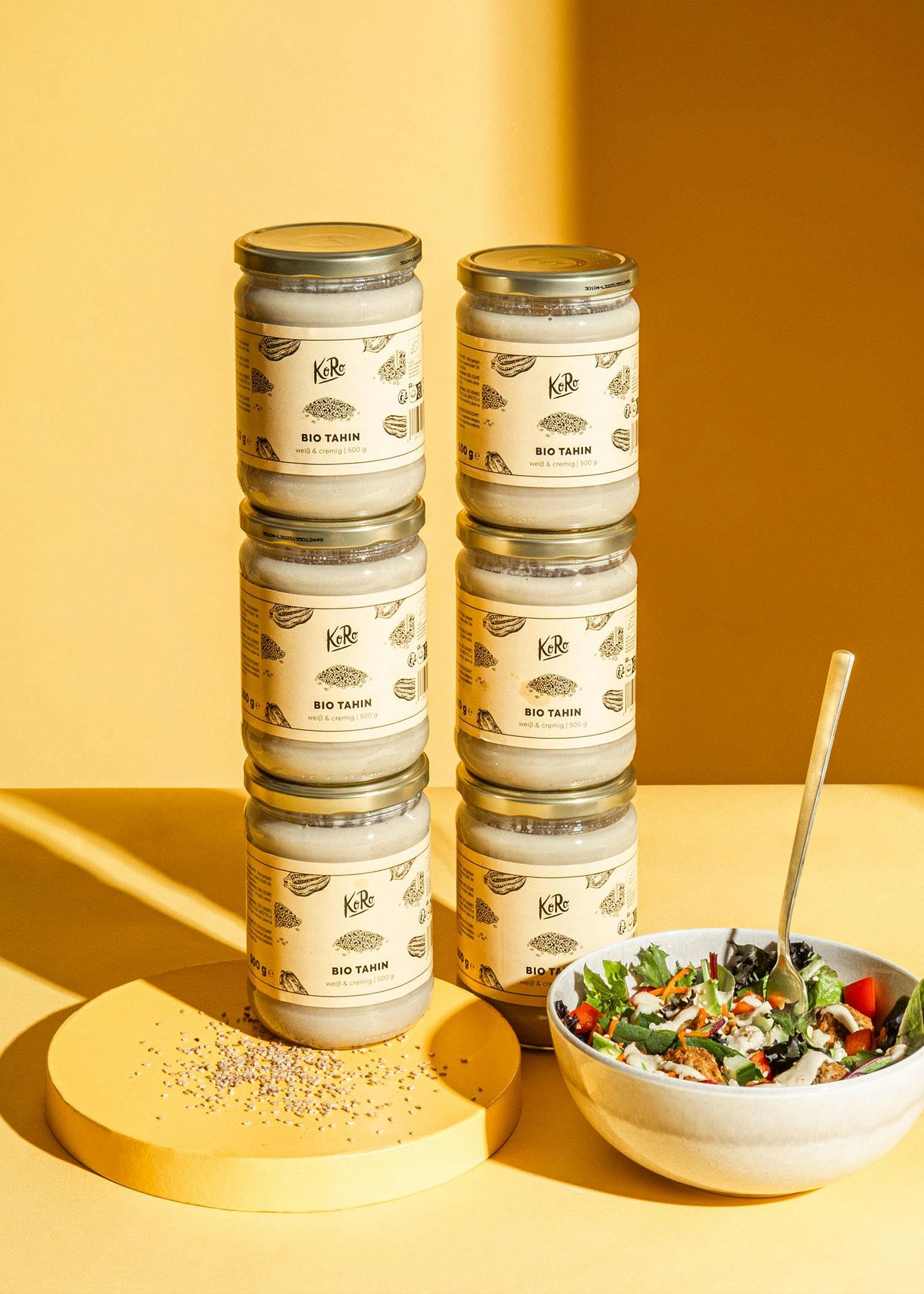 KoRo - Weißes Bio Tahini 6 x 500 g