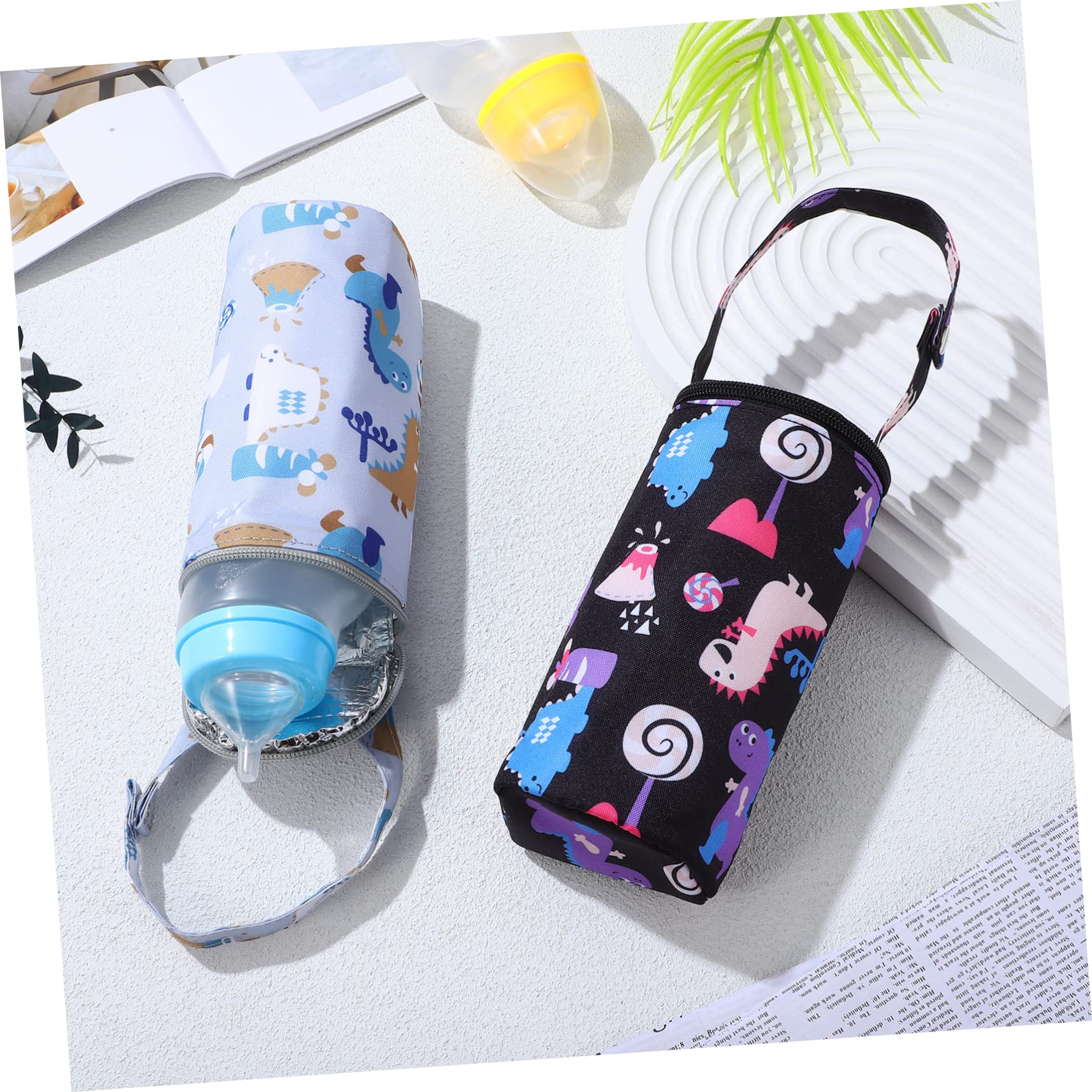 TOYANDONA 6stücke Isoliertaschen Für Babyflaschen Tragbare Thermotaschen Für Milchflaschen Geeignet Für Unterwegs Mit Lustigen Cartoon-Motiven Einsetzbar Für Eltern