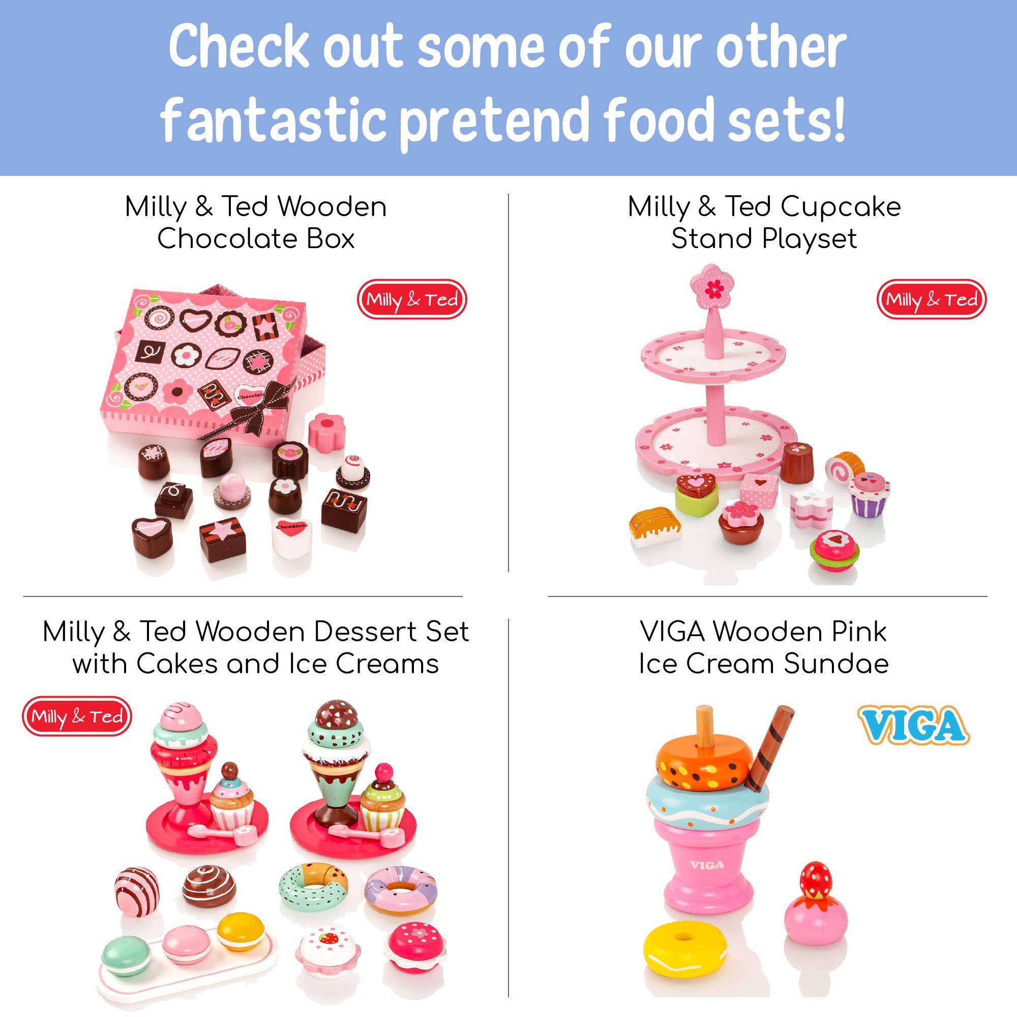 VIGA 50807 VIGA zestaw 8 ciastek z zabawkami Macaron, różne kolory, 30 x 9,7 x 5,2 cm (50807)