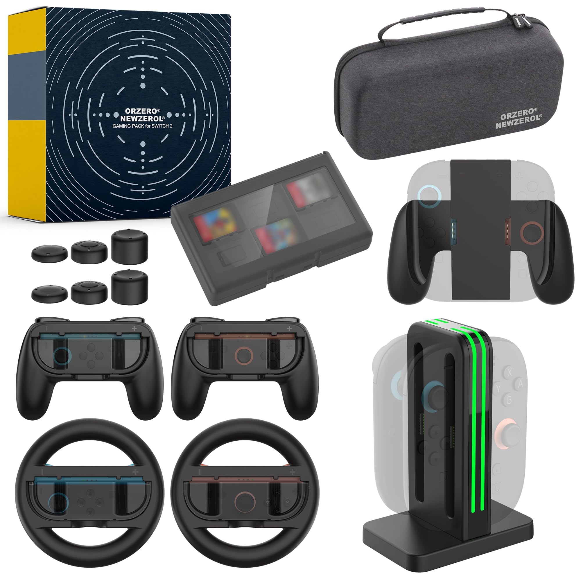 Switch 本体　別Joy-Con付き　ケース付き Amazon.co.jp: Newzerol【14in1セット】Switch2用アクセサリ