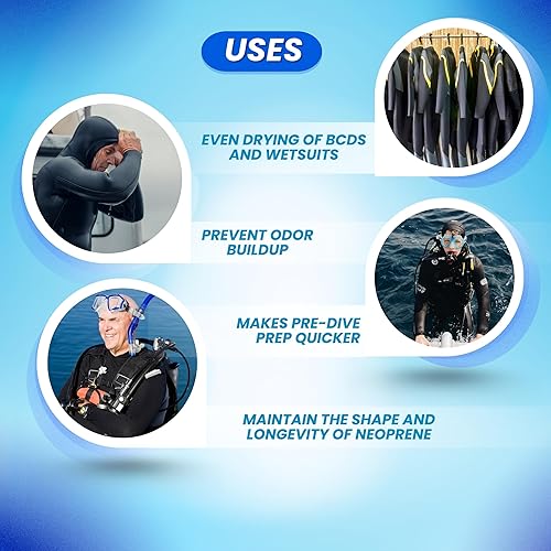 Miniatura 5 de Buceo Choice Buceo Heavy Duty BCD Traje de neopreno Drysuit Hanger