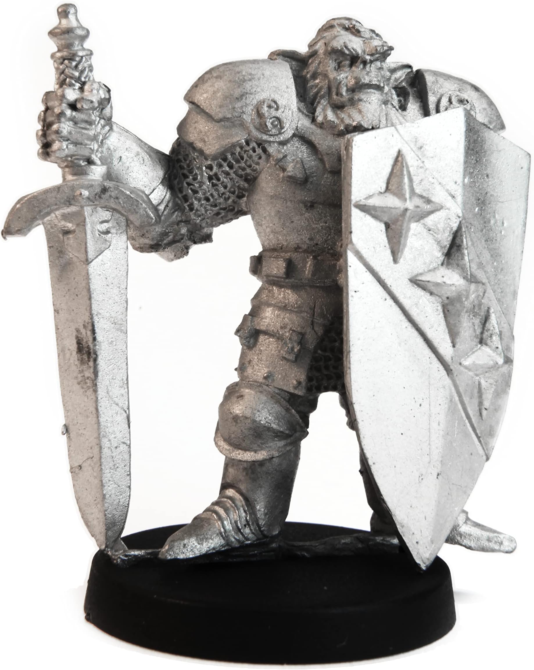 Stonehaven MiniaturesHalf-Orc Warrior Figure (for 28mm Scale Table Top War Games) - Made in USA