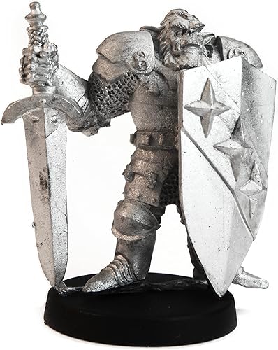 Stonehaven Half-Orc Warrior - Figura en miniatura (para juegos de guerra de mesa a escala de 1.102 in) - Fabricado en Estados Unidos