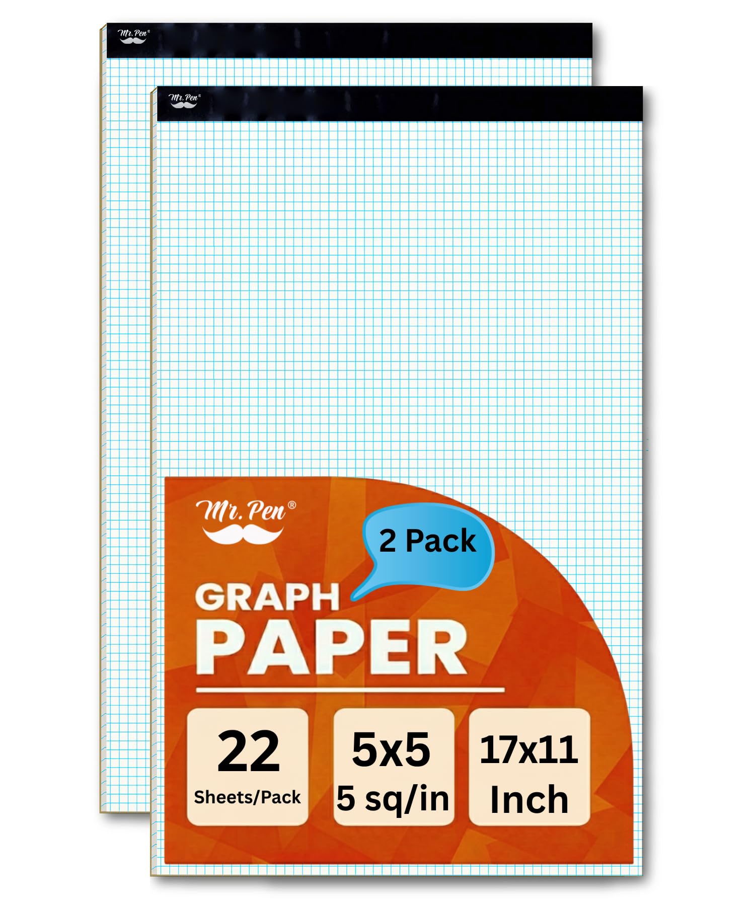 Graph paper セットアップ Amazon.com : Mr. Pen- Graph Paper, 2 Pack of 22 Sheets, 17