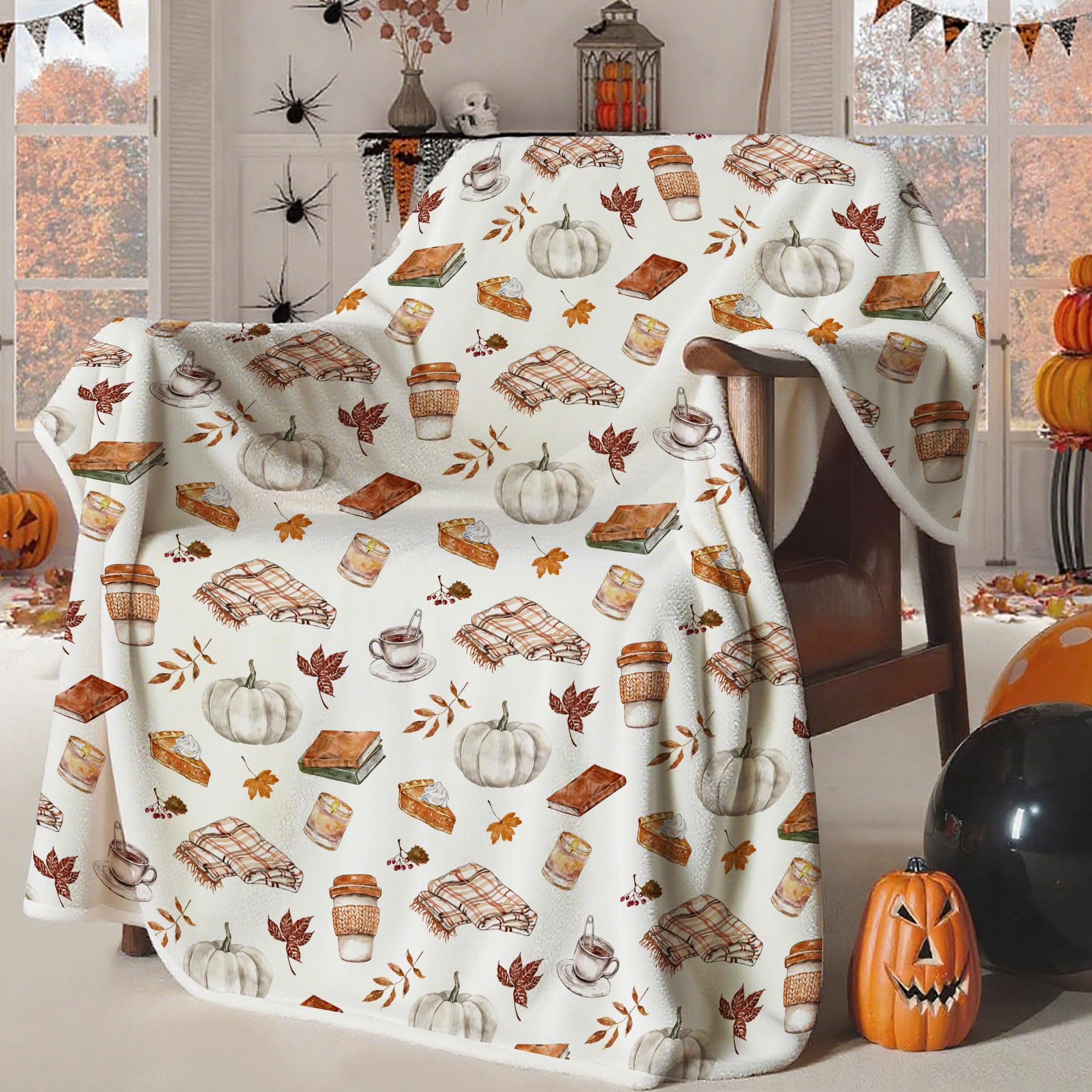 In The Mood Collection Bronte Fleece Deken - L200 x B150 cm - Oranje | Leen Bakker