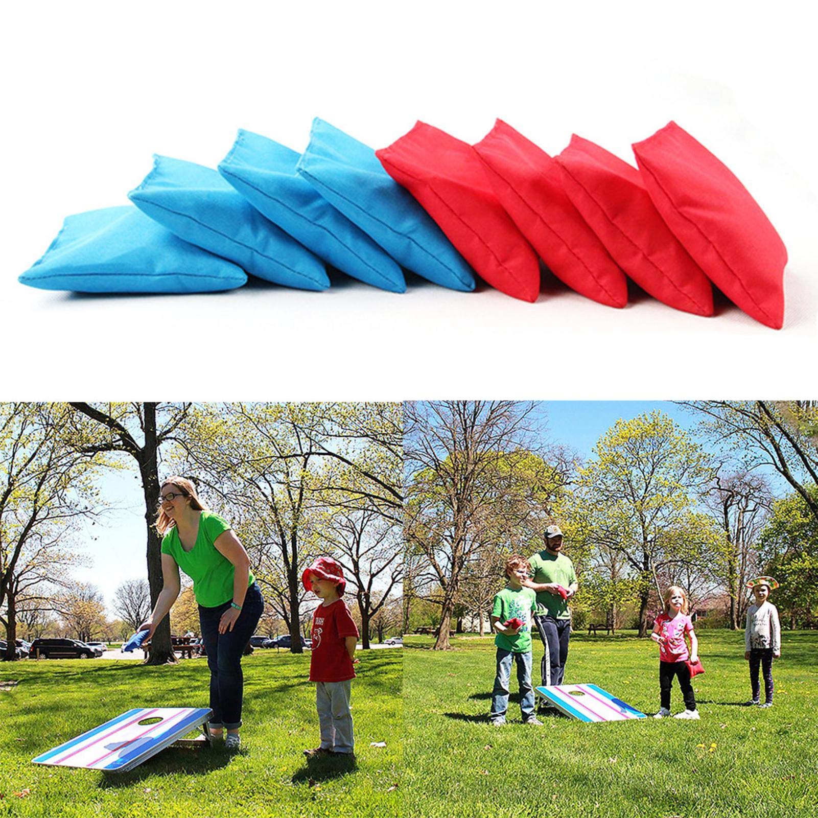 Test du jeu Cornhole Bleu et Rouge OriginalCup : qualité premium en bois