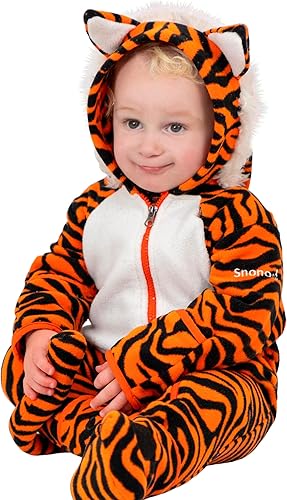 Miniatura 3 de Fleece Baby Bunting Unisex Baby Pram with Hood, Fold-Over Mittens & Footies, Baby Winter Suit - Fleece Baby Coats