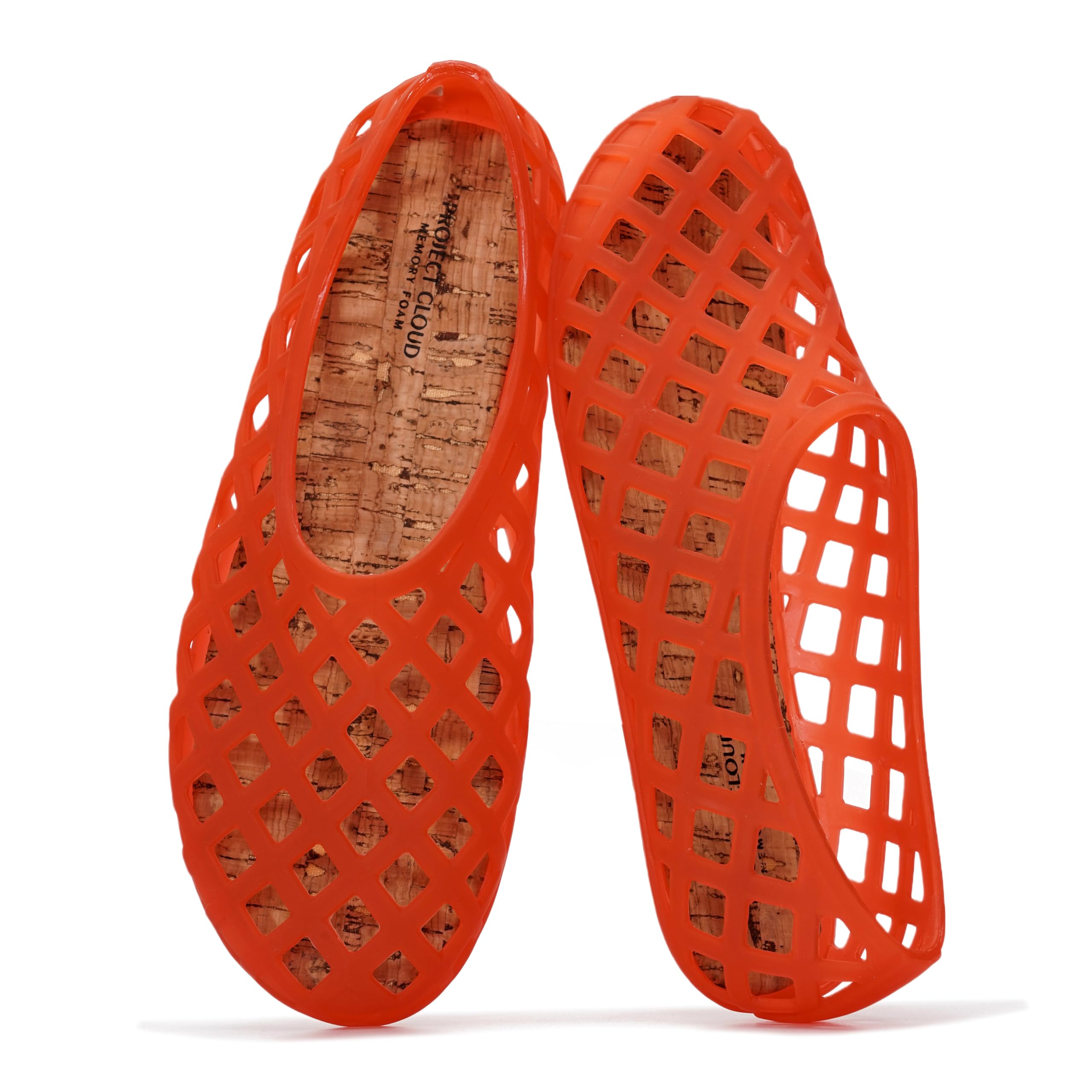 Project Cloud Jelly Shoes Women - Lightweight & Water-Resistant Women's Flats Sandals - Non Slip Womens Shoes - Perfect Summer Jelly Flats for Women