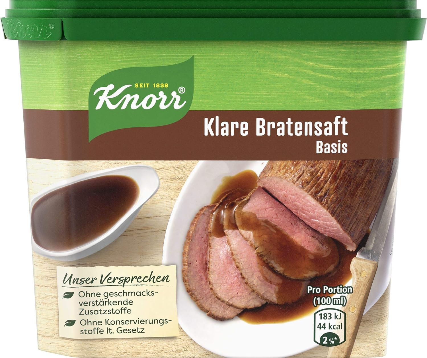 Knorr Klare Bratensaft Basis 235g Dose Ergiebigkeit = 2, 5 Liter, 2.50