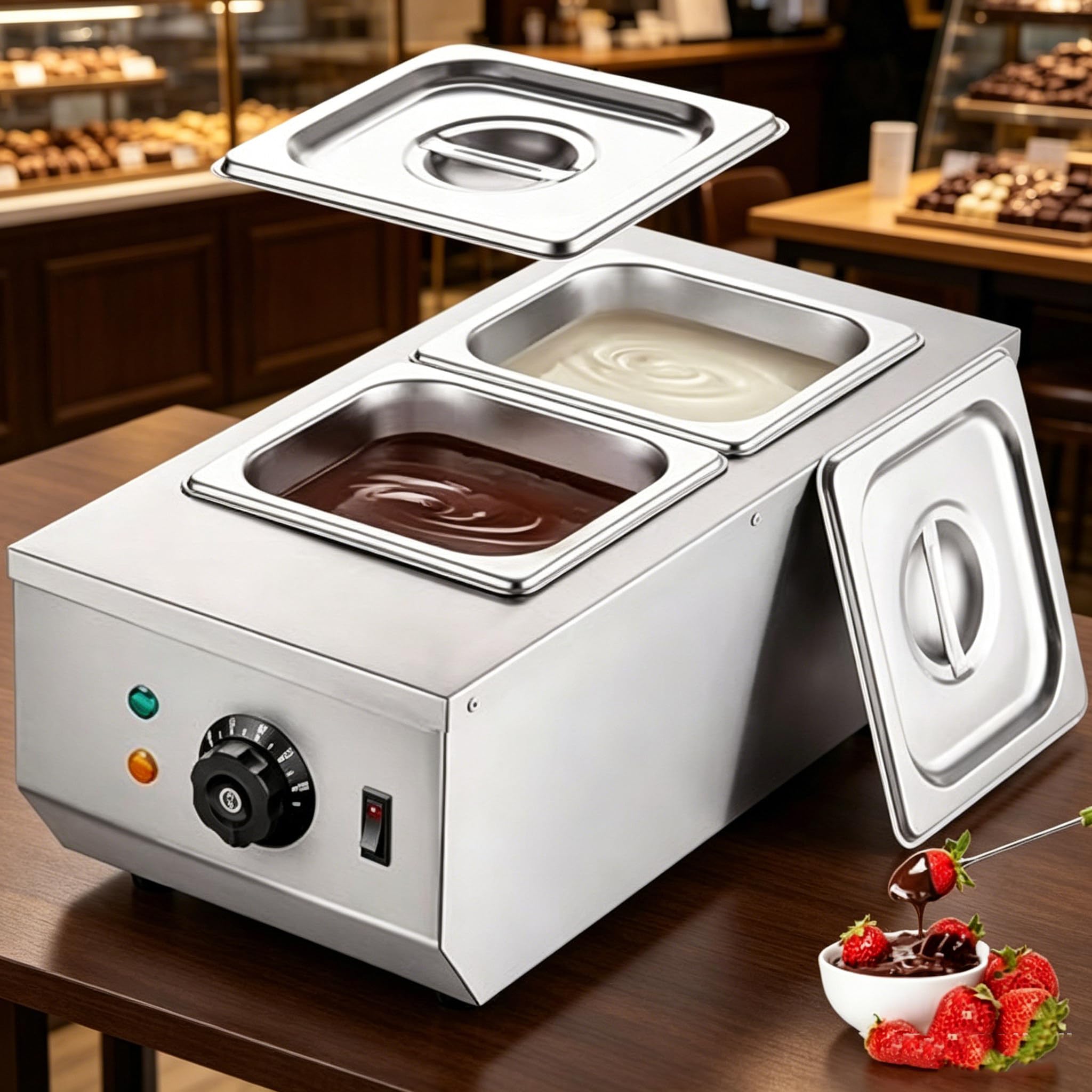 Tempéreuse professionnelle 1000W à réglage thermique fin