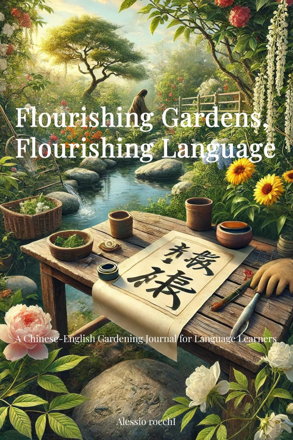 Flourishing Gardens, Flourishing Language: A Chinese-English Gardening Journal for Language Learners: Cultivate your gardening skills while mastering Chinese vocabulary and featuring planting logs