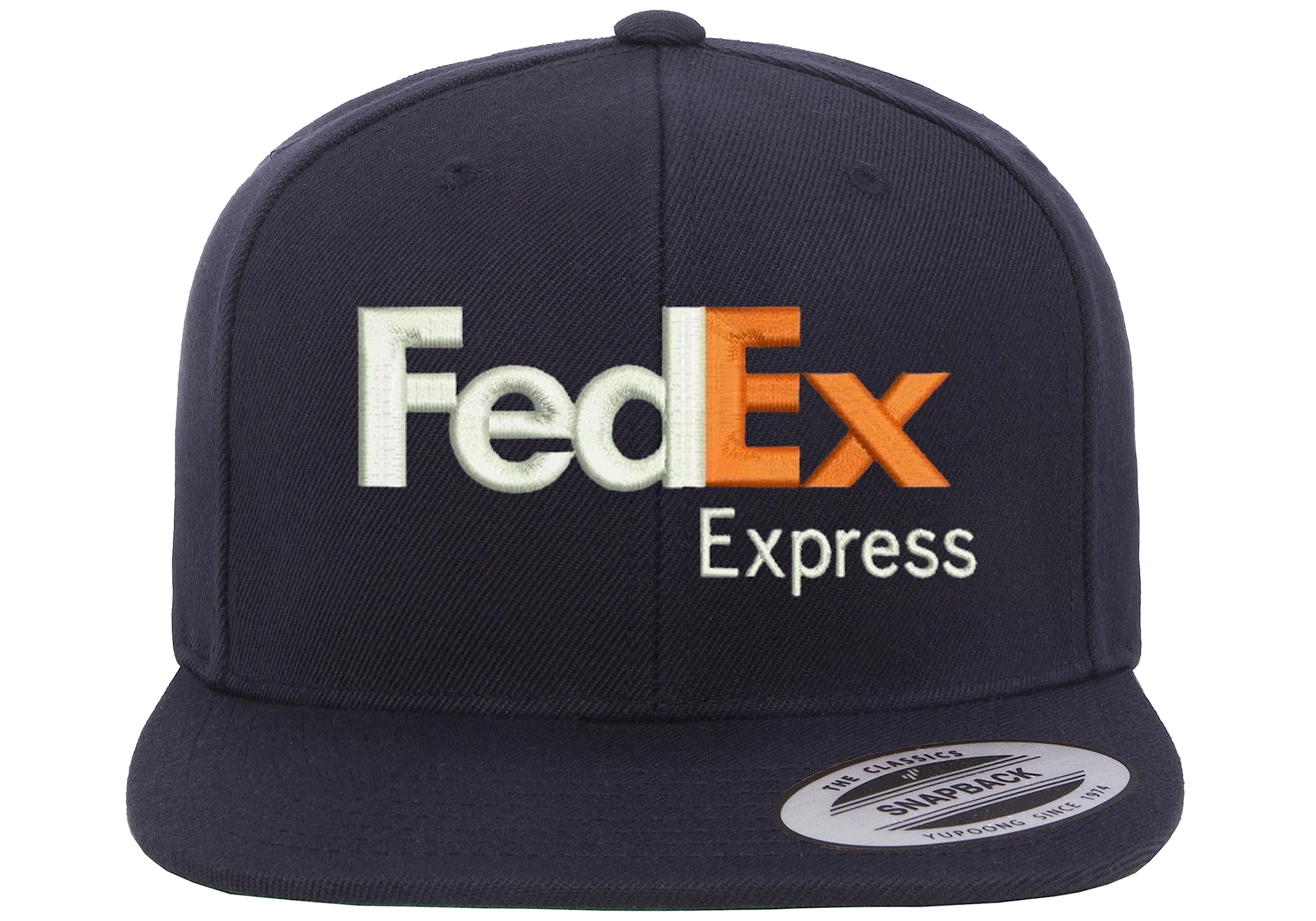 ALLNTRENDS Flat Bill FedEx Ground Hat Embroidered Snapback Adjustable Cap