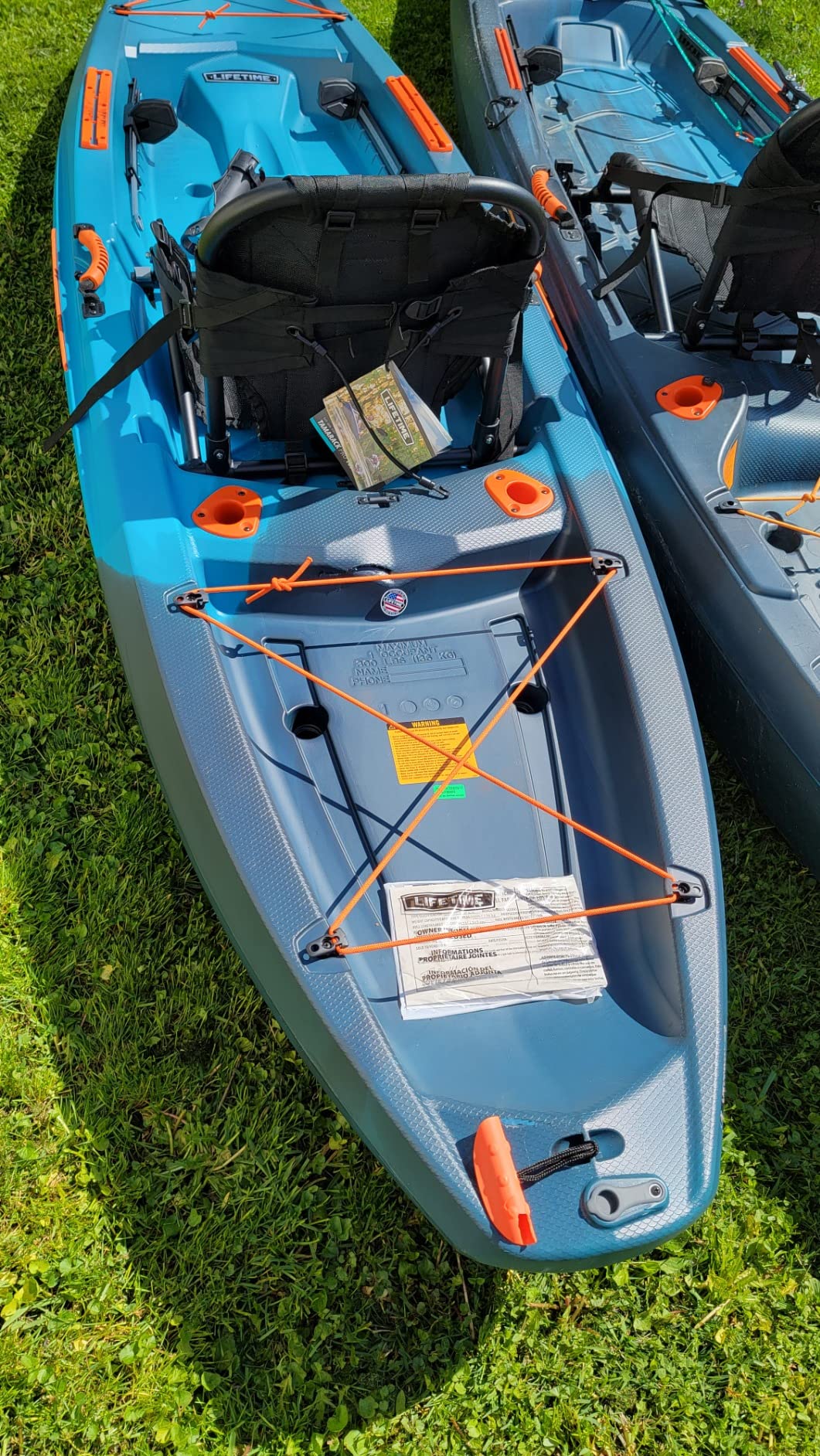 21/mo Finance Lifetime Tamarack Pro 103 SitOnTop Kayak, Lightning