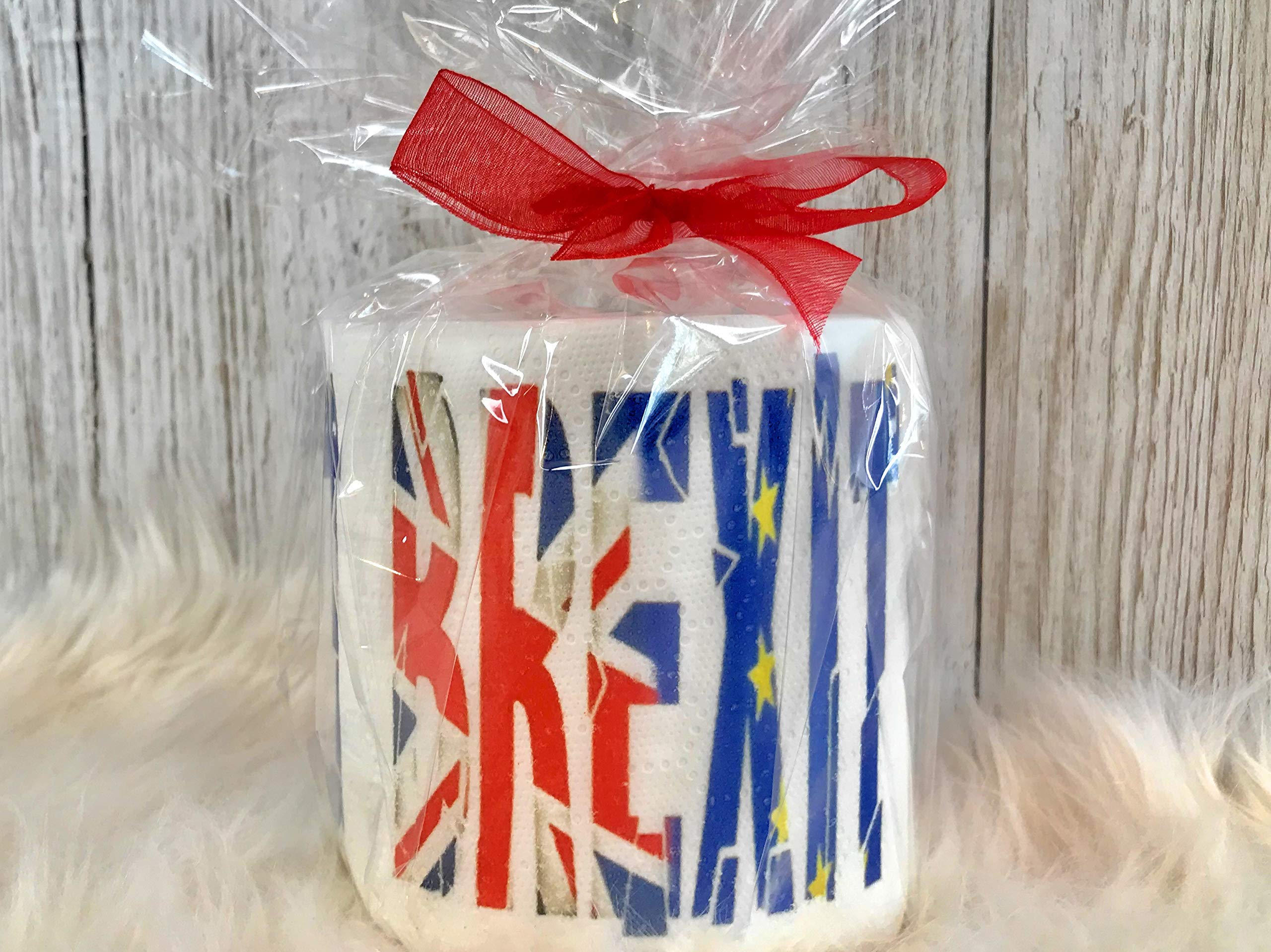 Personalised Hilarious" BREXIT" Toilet seat cover bathroom Paper Roll Novelty Fun Gag Gift Present, Europe U.K. London England United Kingdom Boris Johnson Parliament Theresa May, Emergency Use Only